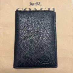 COACH パスポートケース ブラック