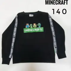 一点のみ　Minecraft トレーナー 140 プリントロゴ　クリーパー　長袖