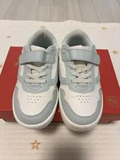VANS スニーカー　17cm ホワイトサックス　リジダ