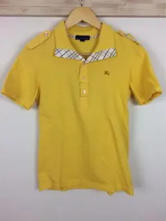 美品 BURBERRY BLUE LABEL 半袖ポロシャツ イエロー サイズSのサムネイル