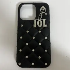 値下げ⭕️Darich ダーリッチ iPhone14Pro ブラックケース ダーリッチ Darich キルティングビジューiPhoneケース