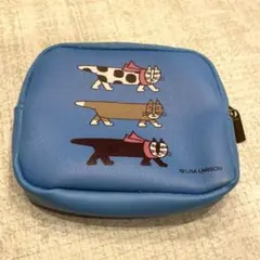 リサラーソン　ミニポーチ　雑誌付録 青