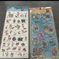ズートピア2 ウォーターシールステッカー2点セット