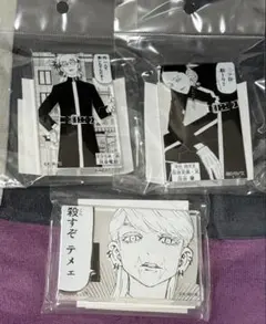 【東京リベンジャーズ／東リベ】原画展／コマプレートスタンド／灰谷兄弟＆三途セット