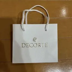 DECORTÉ エンボスショップ袋 ホワイト
