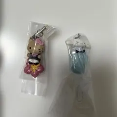 サンリオキャラクターズ 平成ギャルチャーム シナモロール、日焼けキティ