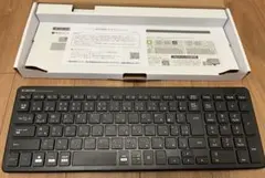 ELECOM Bluetoothキーボード TK-FBP101BK