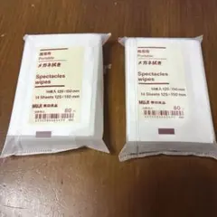 S*n様 無印良品 メガネ拭き 旧仕様 アクリル系不織布 新品未使用 5