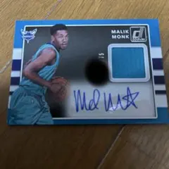 マリーク・モンクMalik Monk 75シリ サイン ジャージNBAカード