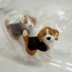 おしりを見せてくれる犬　ビーグル 犬 ミニチュア フィギュア 2個セット