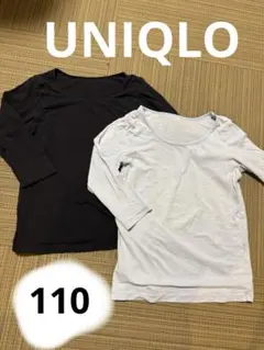 UNIQLOウォームコットンストレッチT 110 2枚セット