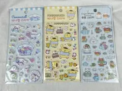 【韓国限定】　正規品　サンリオ　クレヨンしんちゃん　シール3枚セット