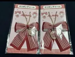 サンリオ　当たりくじ 1番くじマイメロディ マイスウィートピアノ リボンチャーム