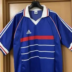 オールド アディダス ゲームシャツ サッカーシャツ XL 90s 半袖 襟付き