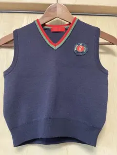 Roberta di Camerino ネイビー ニットベスト 110 ③