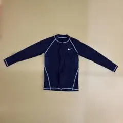 Nike ナイキ ラッシュガード長袖 ネイビー紺色M 150㎝(145~155)