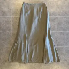 nano universe LB.04 フレアスカート フリーサイズ カーキ