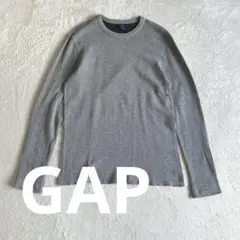 GAP ワッフル編み 長袖カットソー グレー XSのサムネイル