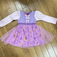 Disney ラプンツェル　チュールワンピース　90