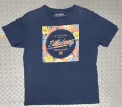 BILLABONG ビラボン　半袖　Tシャツ　ロゴ　ネイビー　Mサイズ