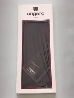 【未使用品】ungaro ウンガロ　ハンカチ　ネイビー　ストライプ　箱入のサムネイル