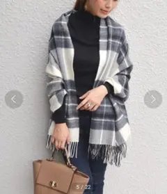 SHIPS　JOHN SCOTT:チェックストール◇