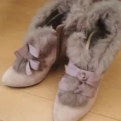 ファー ブーツ
