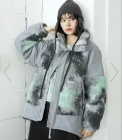 niko and... スポーティースタンドボアジャケット タイダイ