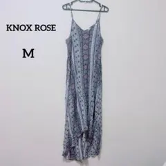 KNOX ROSE 【M】花柄 ロングキャミワンピース エスニック柄 マキシ丈