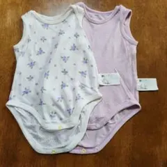 UNIQLO ベビー メッシュ ボディスーツ 2枚セット 70cm