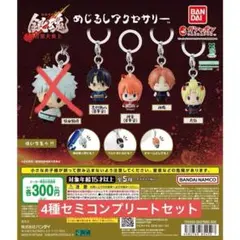 新劇場版 銀魂 吉原大炎上 めじるしアクセサリー 全5種類 コンプリートセット 銀魂 吉原大炎上 めじるしアクセサリー 4種 セミコンプリートセット ➁