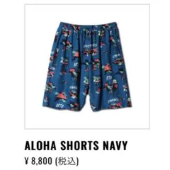 AKTR アクター ハーフパンツ ALOHA SHORTS NAVY