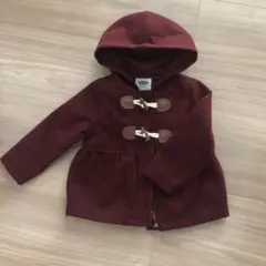 OLD NAVY バーガンディ ダッフルコート 12-18M