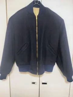 USA60sネイビーウールリバーシブルジャケット
