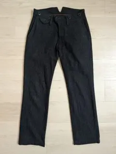 Lee 721 BLACK COTTON TWILL WORK TROUSERS - メルカリ