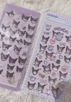 新品 クロミ ボンボンドロップシール ぷっくりシール 2点セット