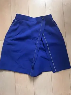 【美品】MIZUNO ミズノ ゴルフウェア スカート キュロット風 ブルー