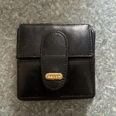 BALLY ブラックレザー コインケース
