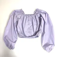EMODA オフショルダー ブラウス パープル Fのサムネイル