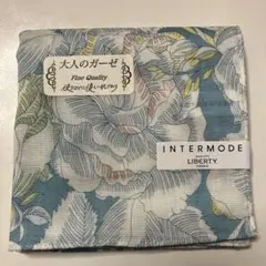 新品　インターモードusingリバティ　大人のガーゼ　ハンカチ　ギフト　フラワー
