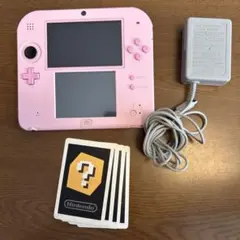 ニンテンドー2DS ピンク 本体 充電器 ARカード付き