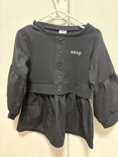 ANAP KIDS 長袖カットソー 100cm 黒