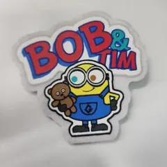 未使用　USJ ミニオン BOB&TIM ミニオンBOB ティム ワッペン