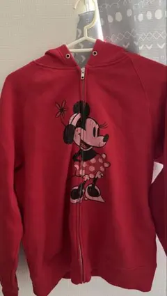 東京ディズニーリゾート ミニー ジップアップパーカーL