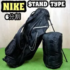 NIKE ナイキ 軽量 スタンド式 キャディバッグ ブラック ダブルストラップのサムネイル