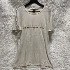 90’s DIESEL ディーゼル　メッセージTシャツ　Mサイズ　アイボリー