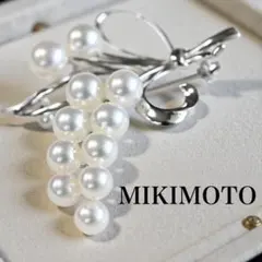 【未使用保管品】ミキモト　花珠級　アコヤ　パール　本真珠　ブローチ　コサージュ