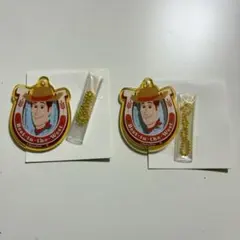 ウッディ　ブラインドアクリルキーチェーン　トイストーリー5 二点