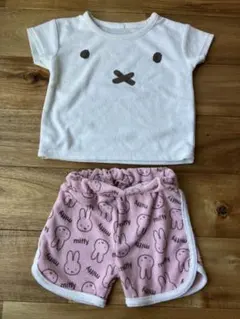 miffy ミッフィー Tシャツ ショートパンツ 80cm セットアップ