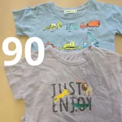 BEAMS mini/GU　Tシャツ 2枚セット 90サイズのサムネイル